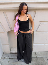 Bungala Oversized Relaxed Pants Black Petite