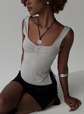 Rehna Top Grey