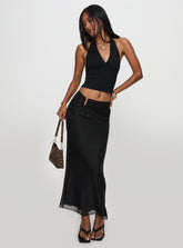 Satine Maxi Skirt Black