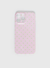 What You Wanted Iphone Case Pink Polka