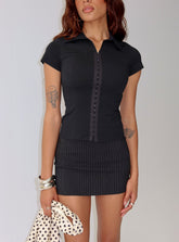 Witney Short Sleeve Shirt Black