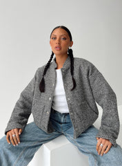 Stillar Bomber Jacket Grey