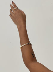 Clay Bracelet Gold