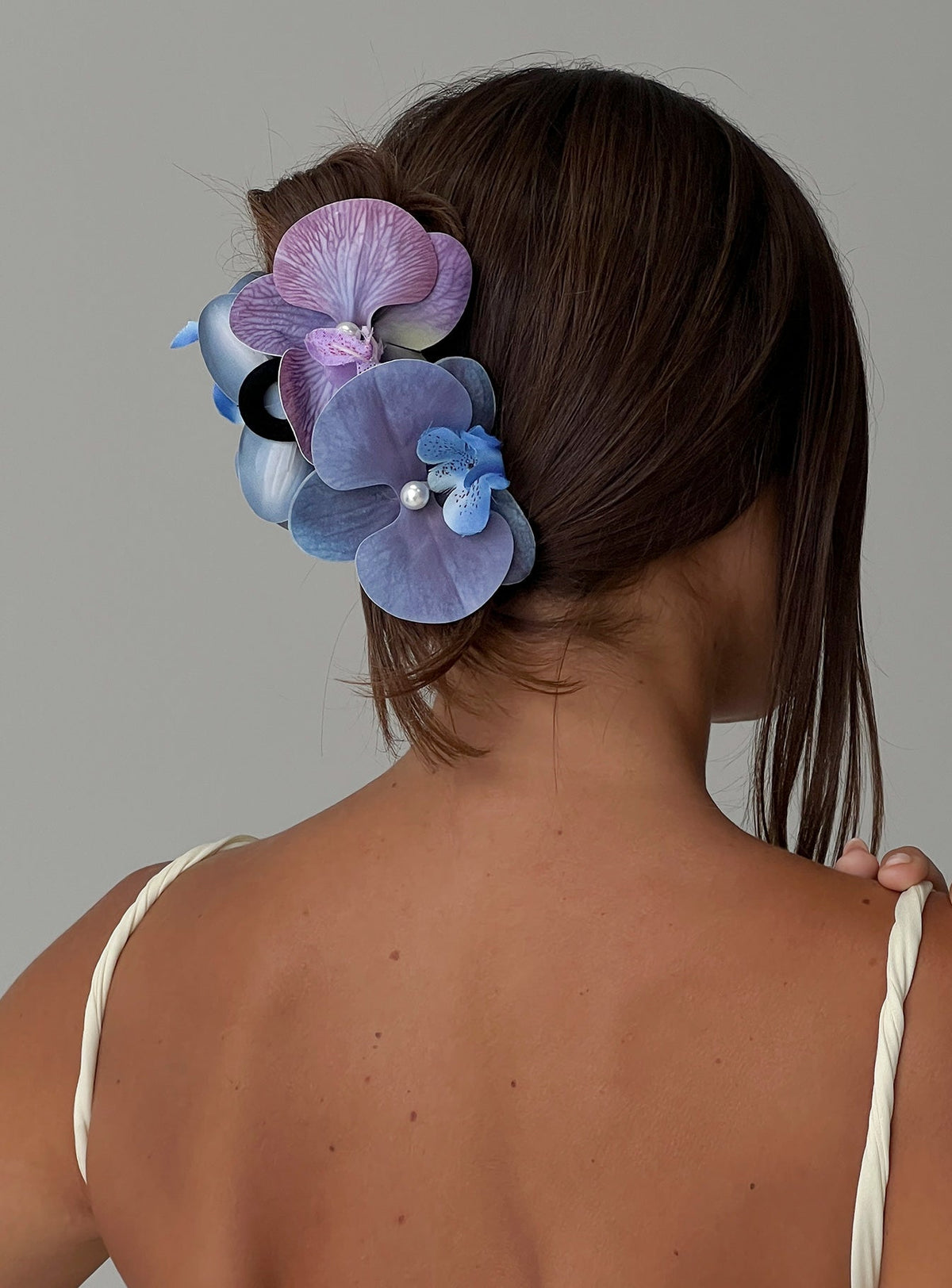 Calderra Orchid Hair Clips Purple