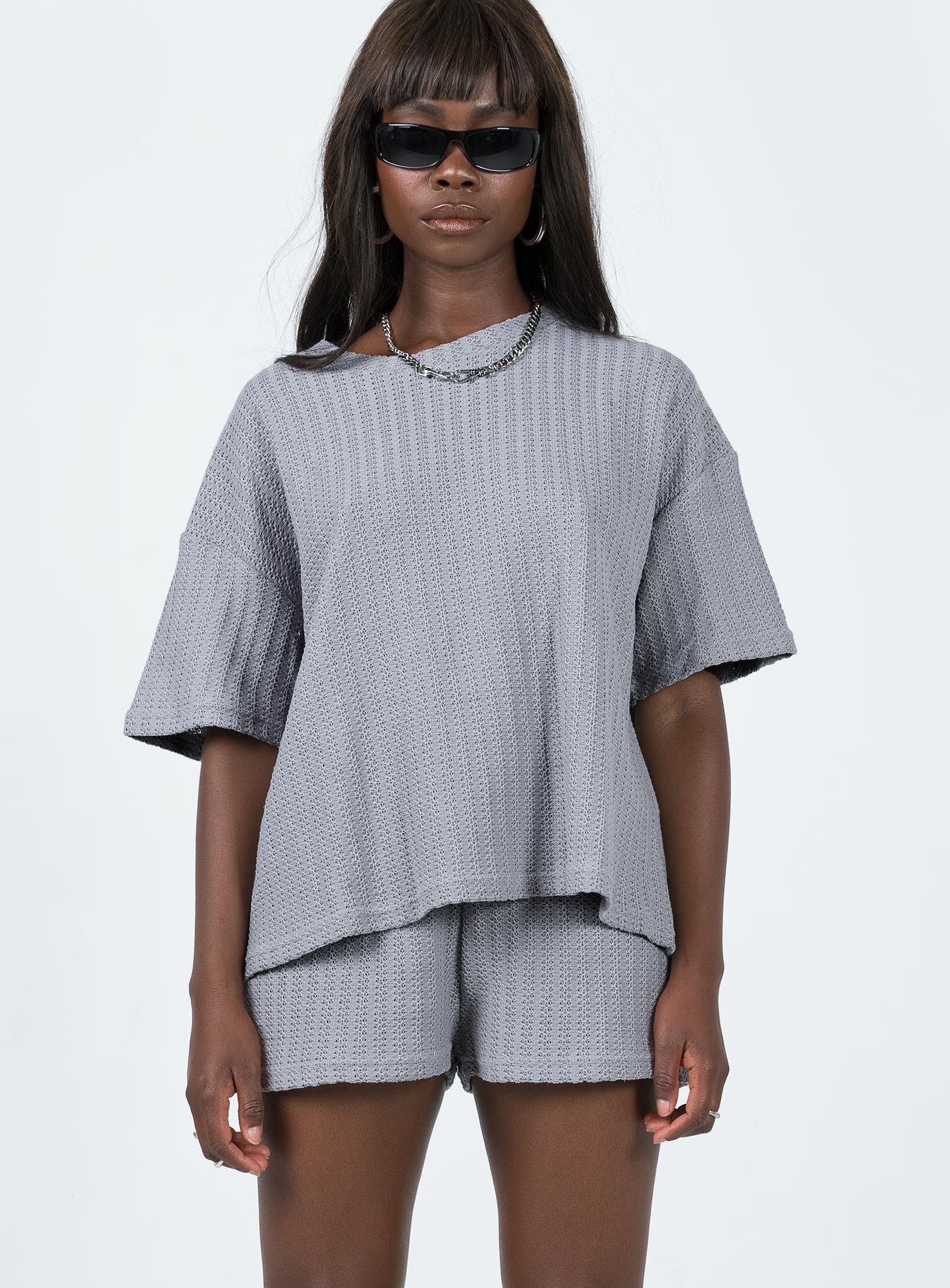 Cammie Knit Set Grey