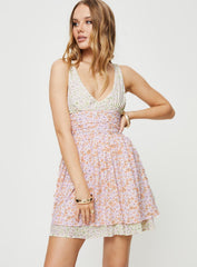 Haily Mini Dress Multi Floral