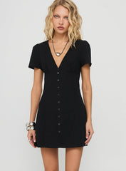 Loveliness Playsuit Black Tall