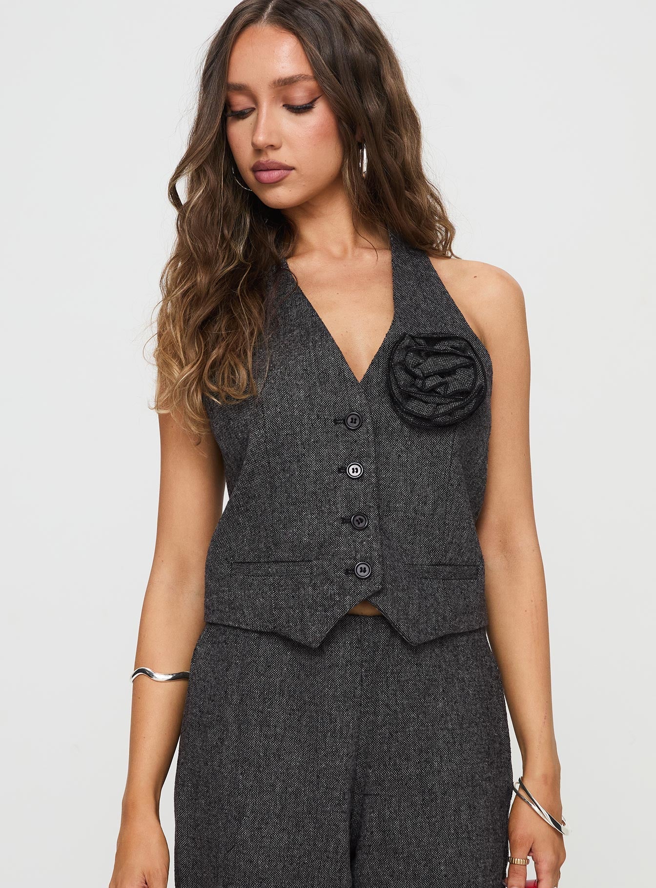 Joshy Top Charcoal