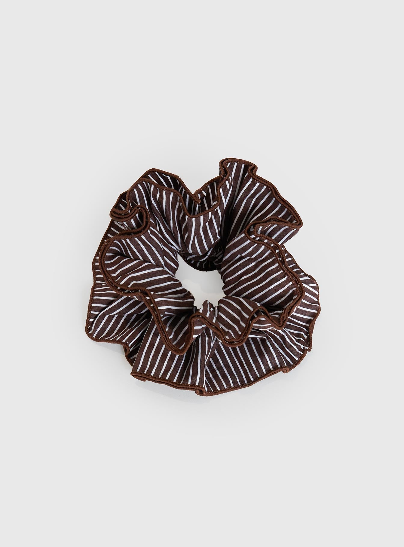 Way Back In Scrunchie Brown / White