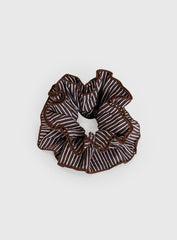 Way Back In Scrunchie Brown / White