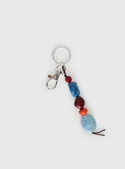 Loved And Lost Beaded Keychain Silver / Multi