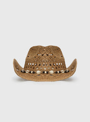 Azuria Straw Cowboy Hat Tan