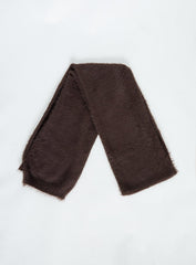 Yvetta Fluffy Scarf Brown