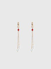What Is Life Dangly Earrings Gold
