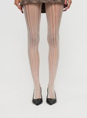 Vaugn Lace Stocking Cream