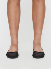 Therapy Arlo Ballet Flats Black Mesh