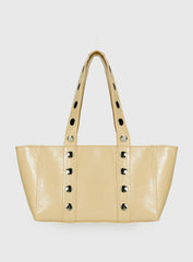 Fever Dreams Eyelet Shoulder Bag Yellow