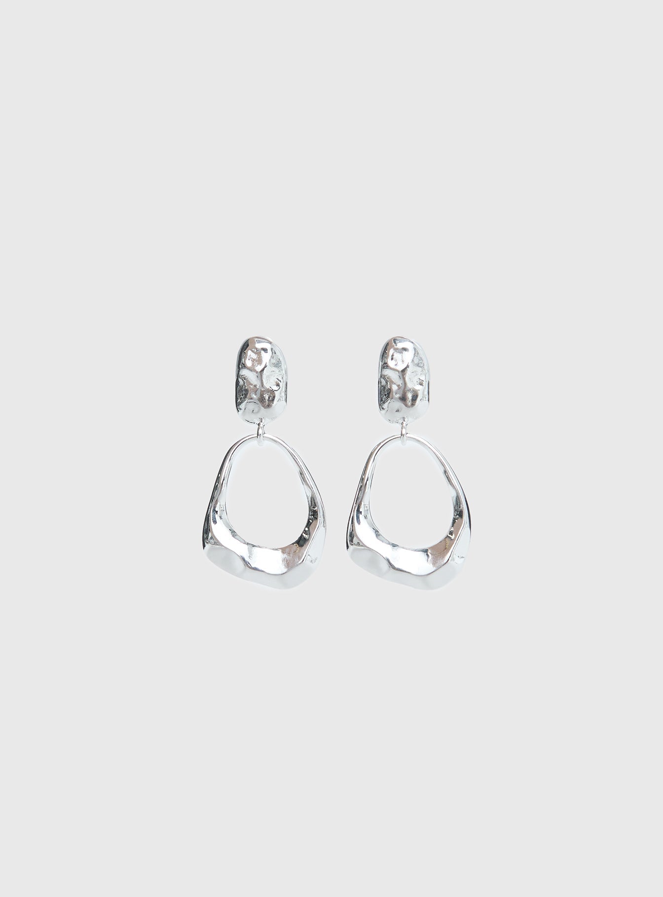 Whirl Earrings Silver
