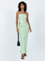Jodie Maxi Skirt Green