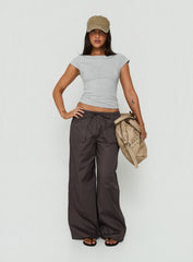 Trixee Boatneck Jersey Top Grey