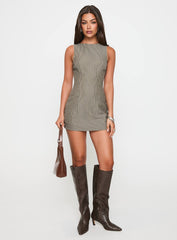 Yumiko Romper Green Stripe Petite
