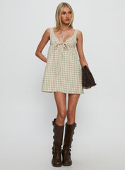 Micki Babydoll Mini Dress Multi