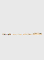 Blame Game Bracelet Set Gold