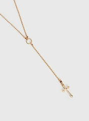 Arienne Y Necklace Gold