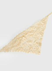 Lilibette Crochet Hair Bandana Butter