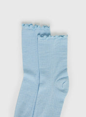 Daania Frill Socks Blue