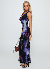 Bittersuite Cowl Maxi Dress Black