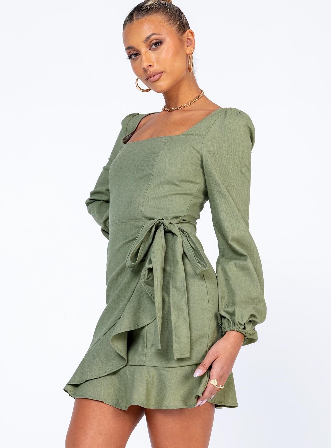The Villa Mini Dress Green