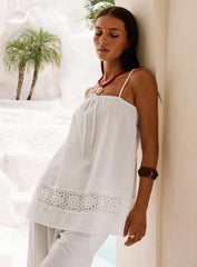Summer Chateau Top White