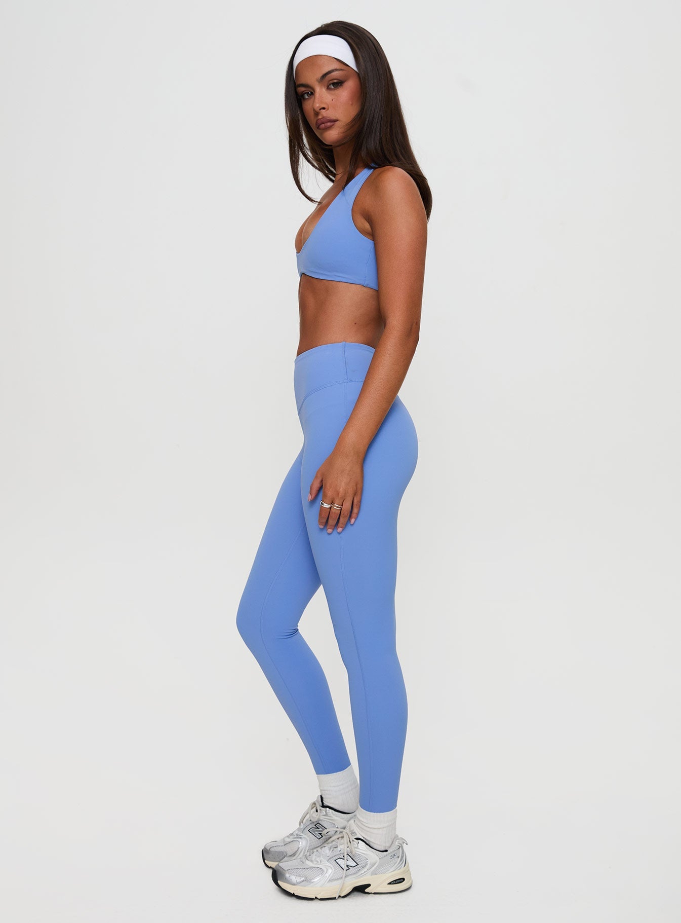 Pulse Full Length Active Tights Blue