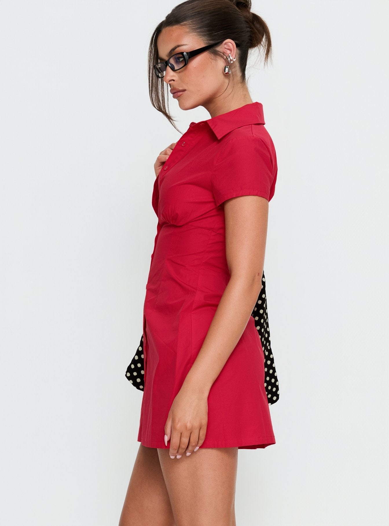 Motley Mini Dress Red
