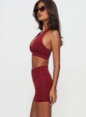 First Serve Active Short Red