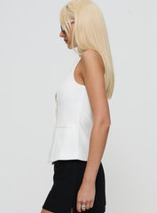 Theodosia Top White