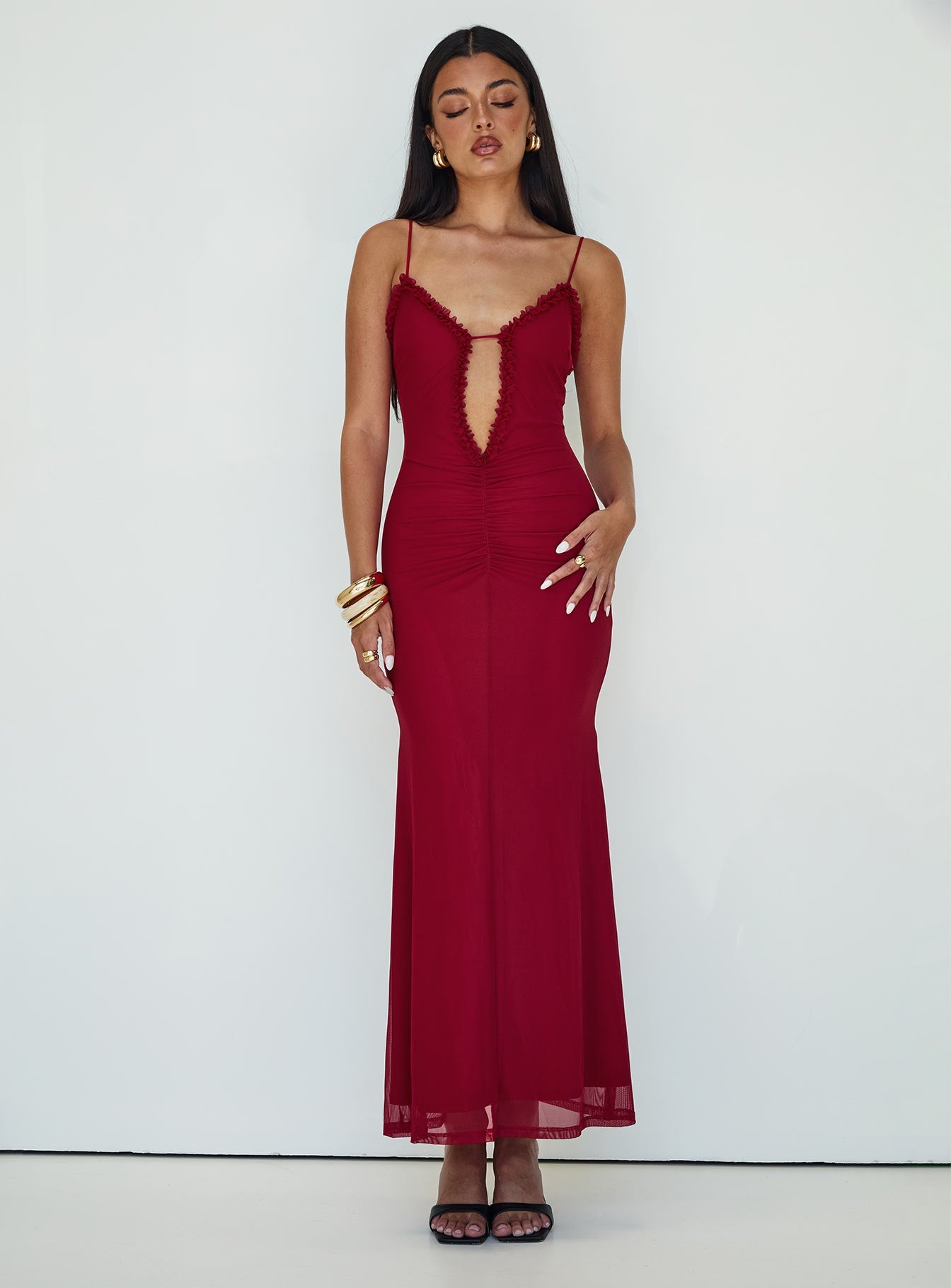 Capisce Maxi Dress Red Petite