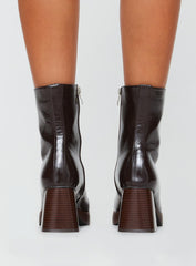 Kyleigh Boots Brown