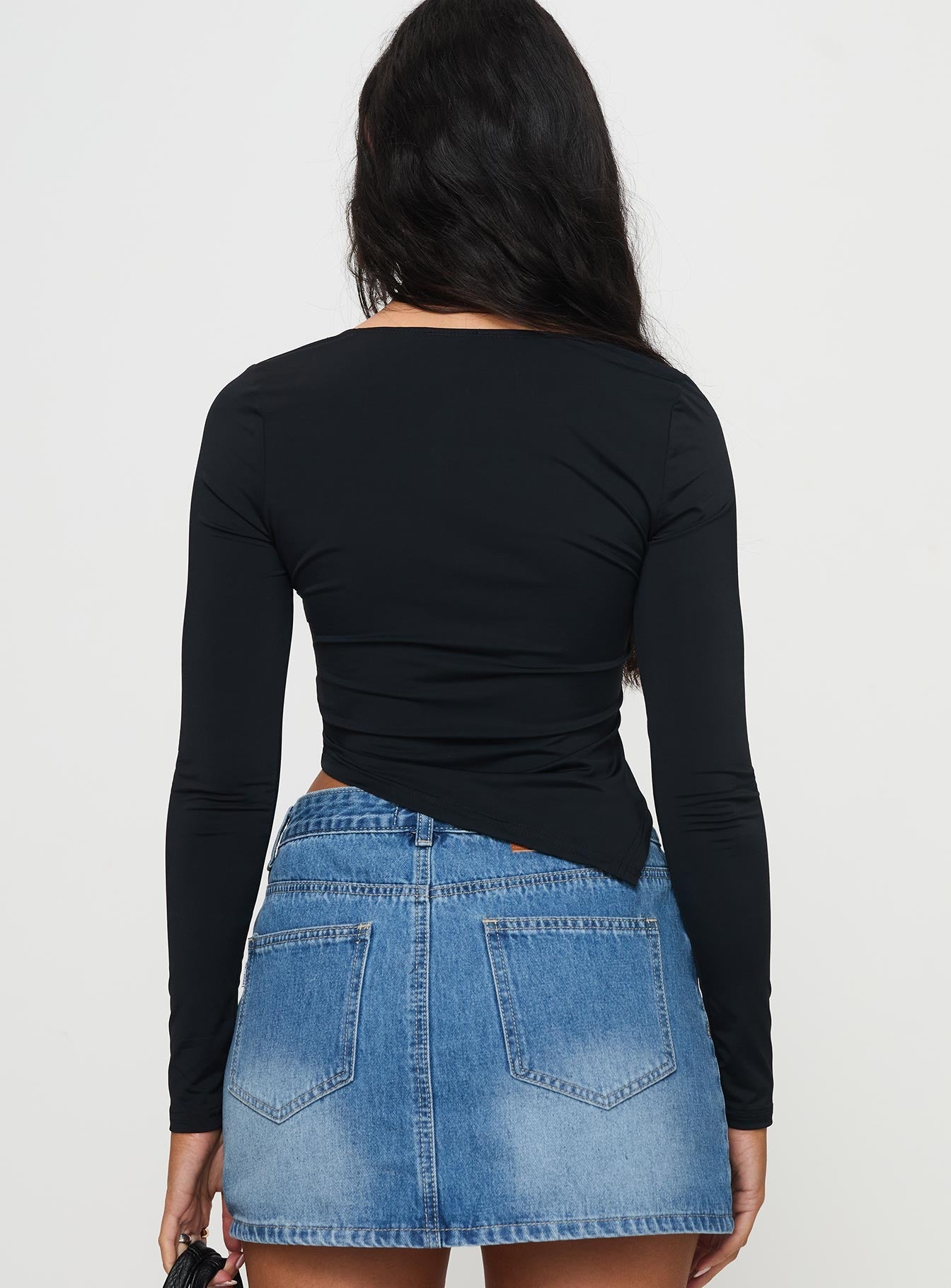Inca Long Sleeve Top Black