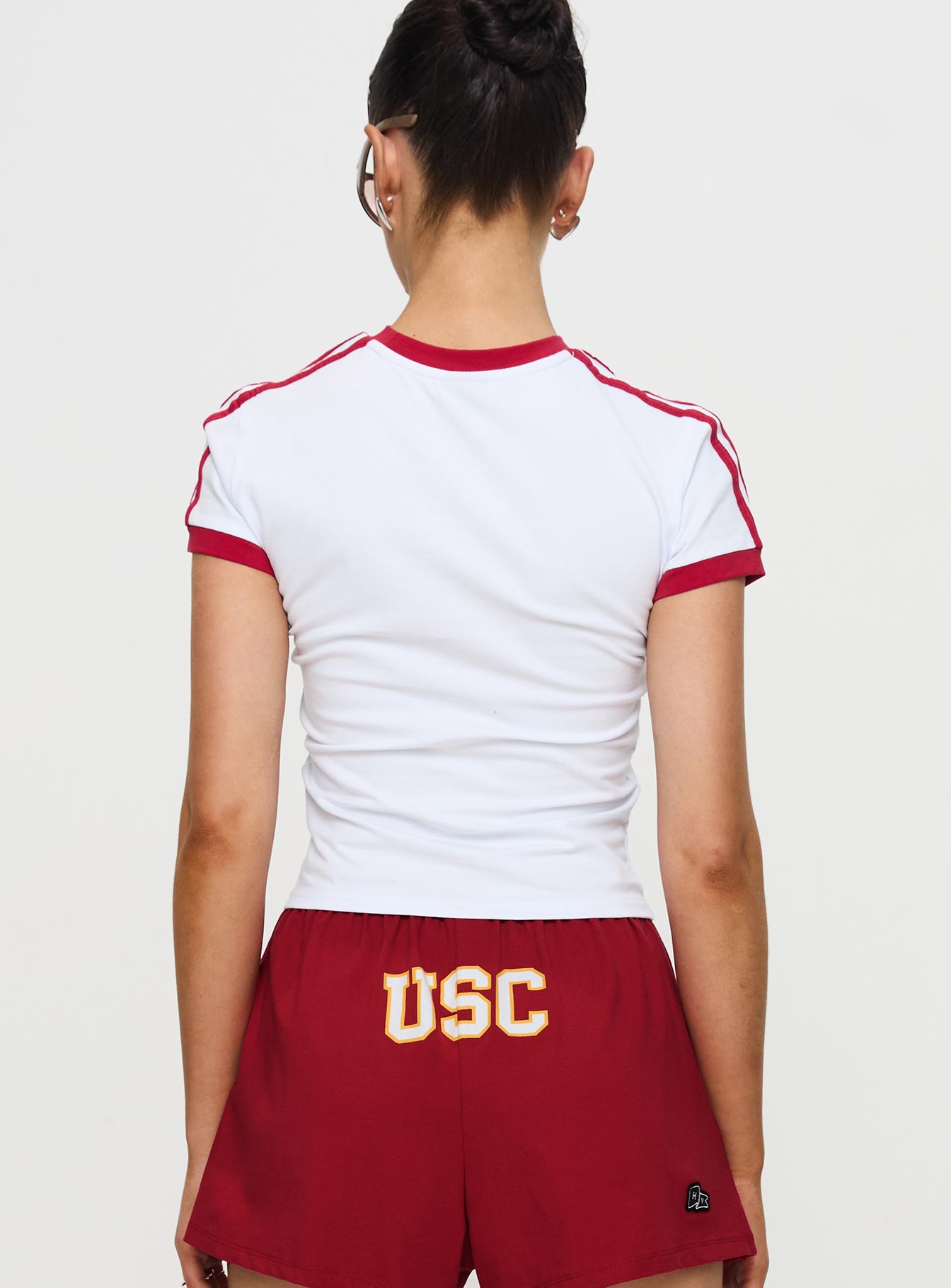 USC Goalie Baby Tee White