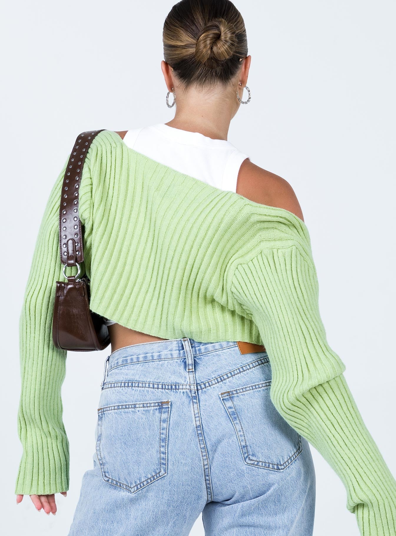 Aytan Bolero Sweater Green