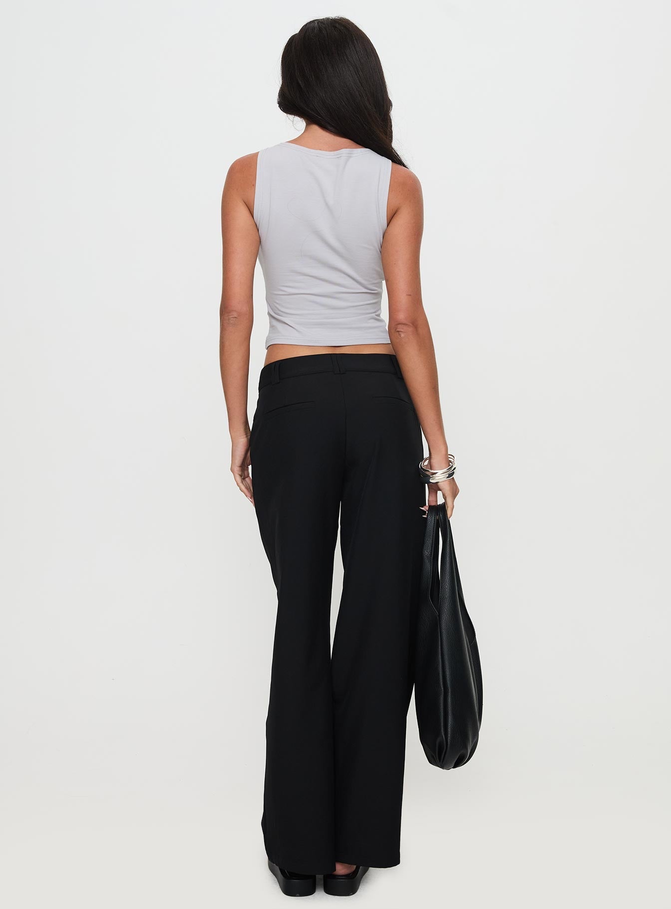 Sallon Low Rise Pants Black