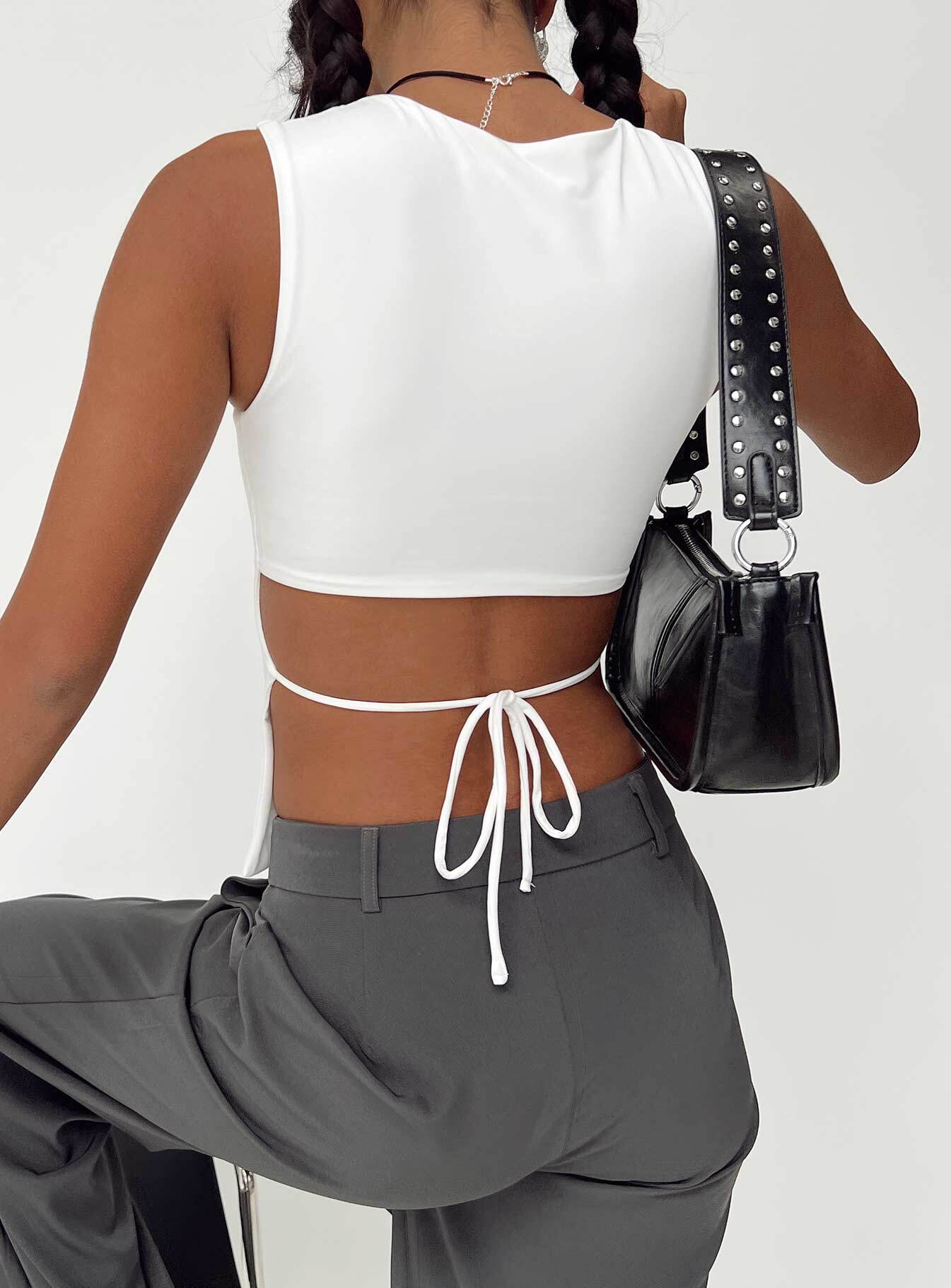 Uzo Top White