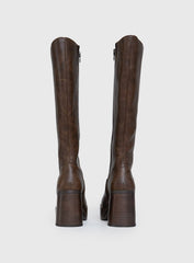 Windsor Smith Nowhere Boots Dark Brown
