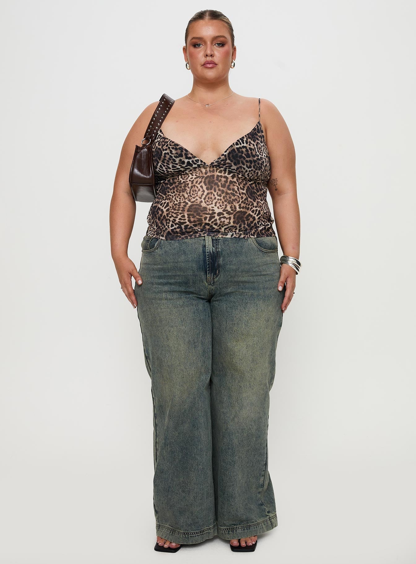 Fast Times Top Leopard Curve