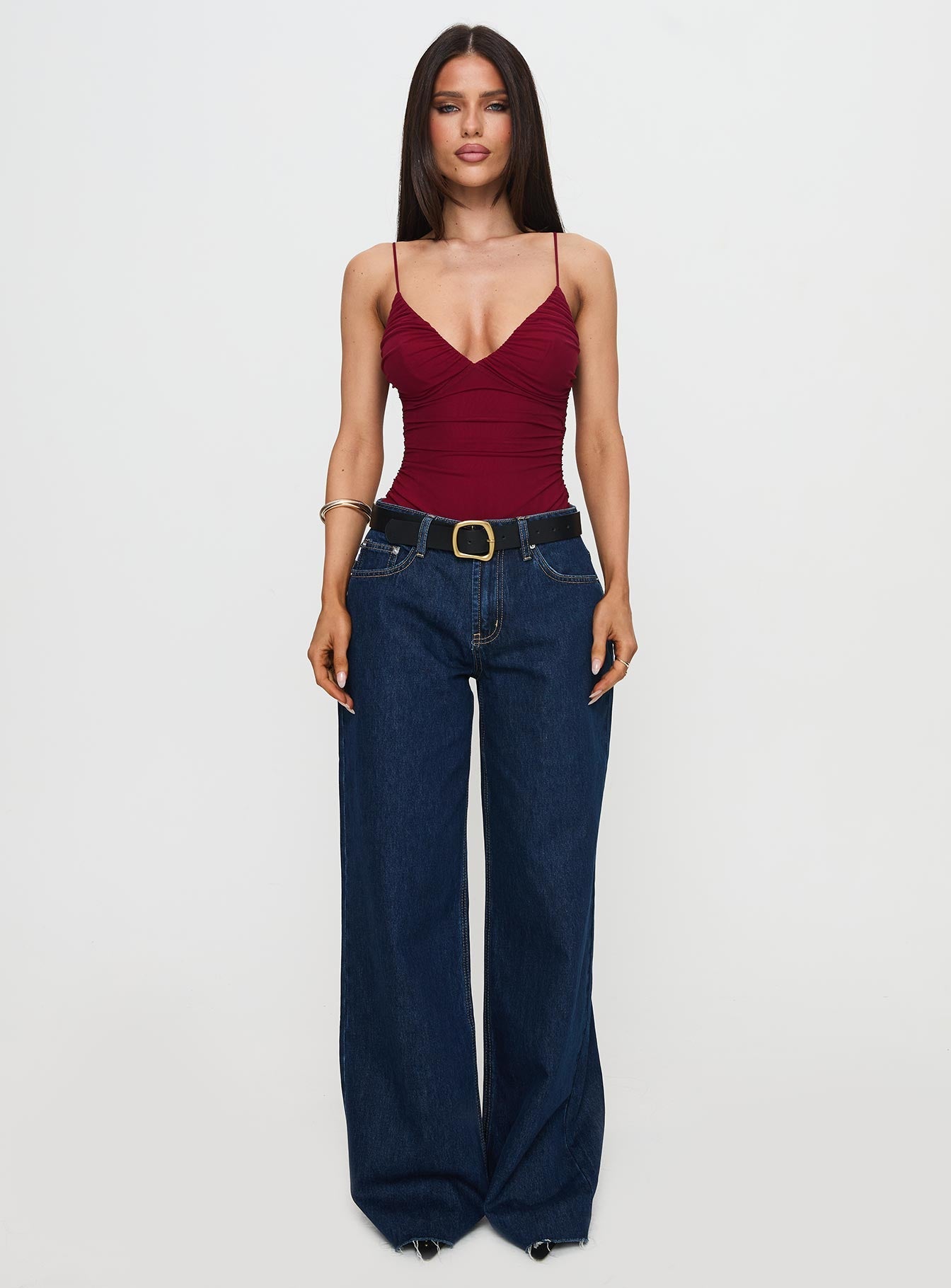 Merril Bodysuit Maroon
