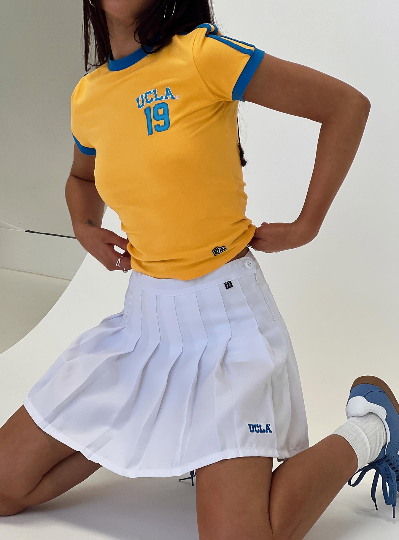 UCLA Goalie Baby Tee Yellow