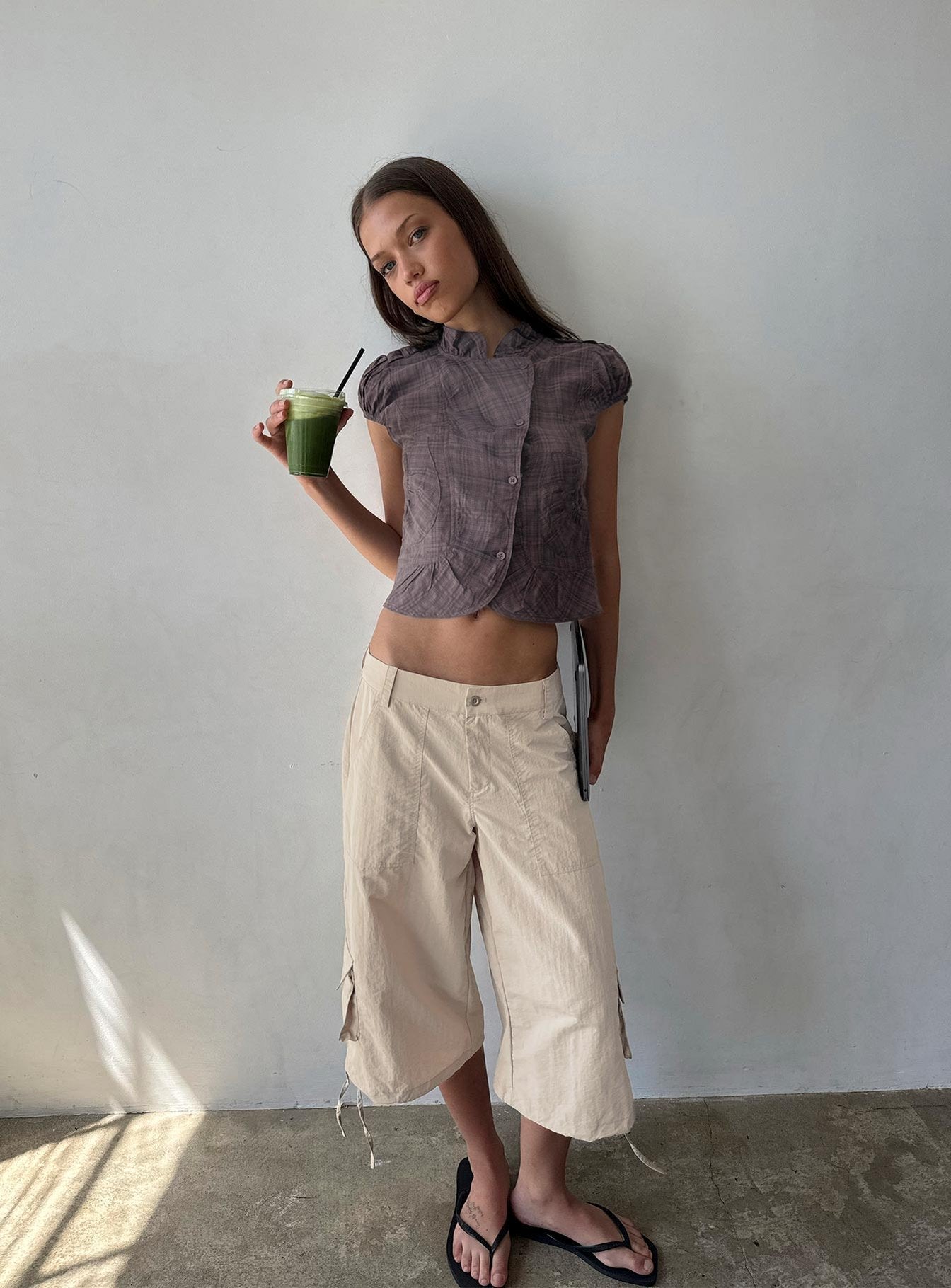 Relaxer 3/4 Cargo Pants Beige