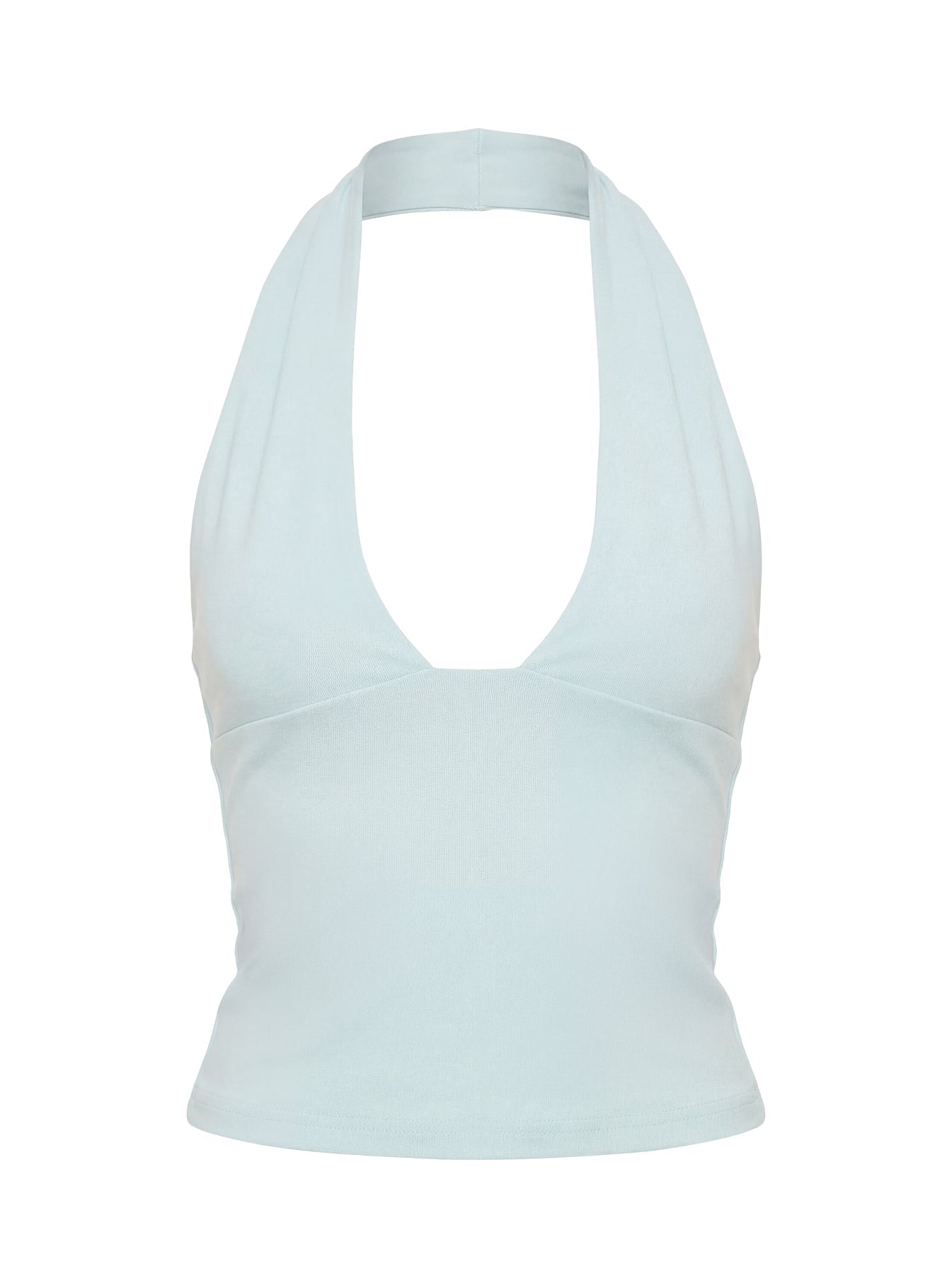 Daily Define Halter Tank Top Blue